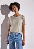 T-Shirt mit Wording moonstone sand