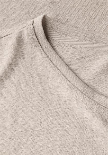 T-Shirt mit Wording moonstone sand