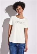 T-Shirt mit Wording off white