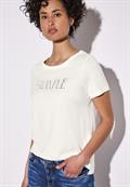 T-Shirt mit Wording off white