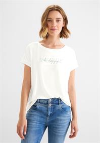 T-Shirt mit Wording off white