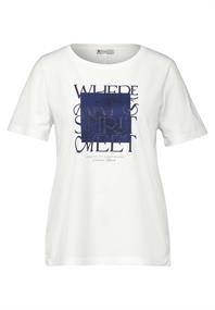 T-Shirt mit Wording off white