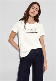 T-Shirt mit Wording off white