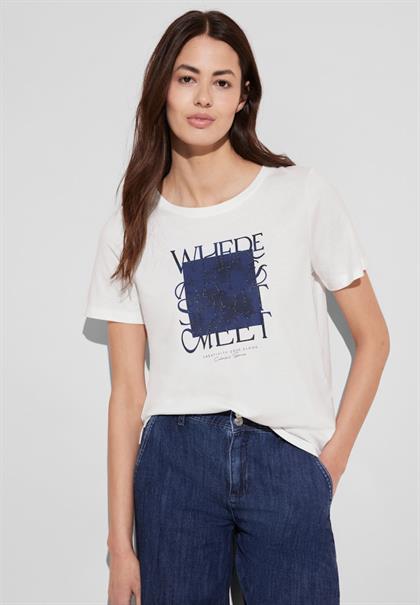 T-Shirt mit Wording off white