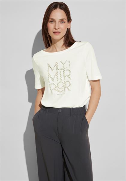 T-Shirt mit Wording off white