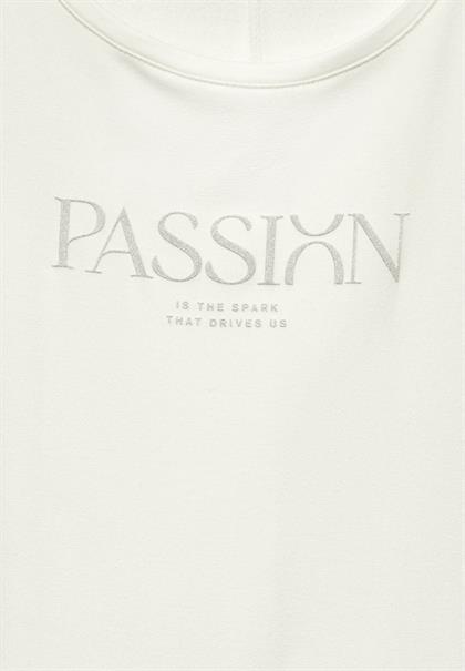 T-Shirt mit Wording off white