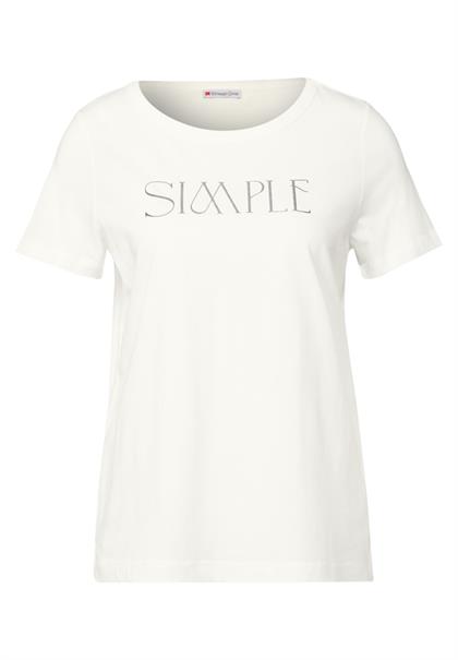 T-Shirt mit Wording off white