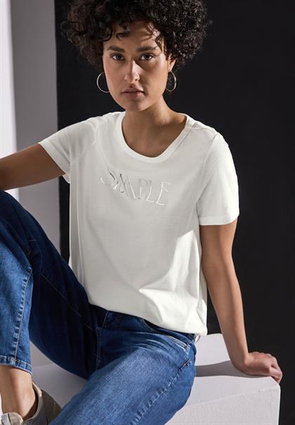 T-Shirt mit Wording off white