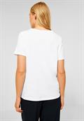 T-Shirt mit Wording Print white