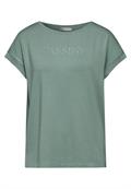 T-Shirt mit Wording seafoam green