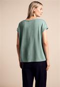 T-Shirt mit Wording seafoam green