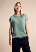 T-Shirt mit Wording seafoam green