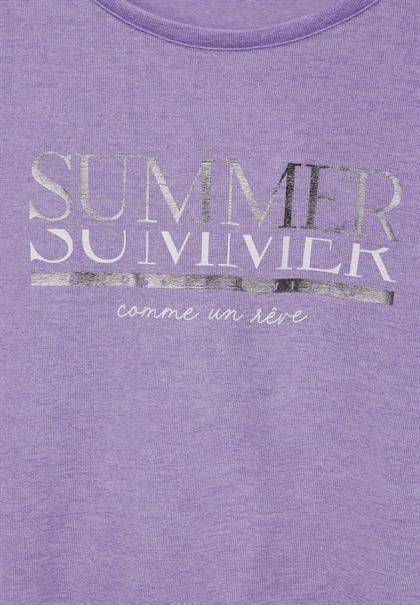 T-Shirt mit Wording smell of lavender