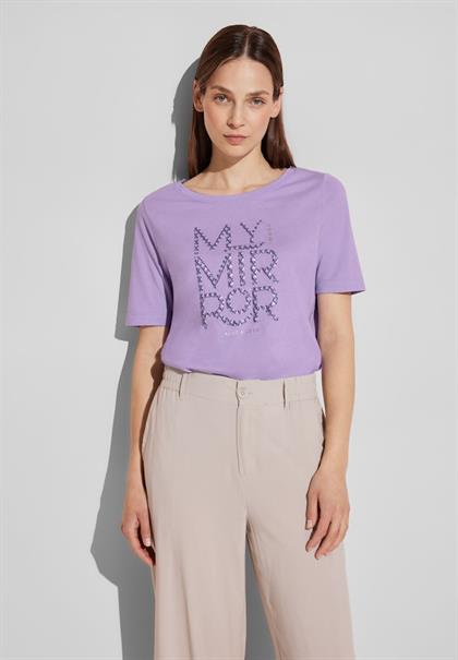 T-Shirt mit Wording smell of lavender