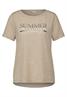 T-Shirt mit Wording touch of sand