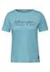 T-Shirt mit Wording turquoise