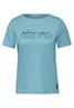 T-Shirt mit Wording turquoise