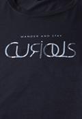 T-Shirt mit Wording urban dark blue