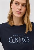 T-Shirt mit Wording urban dark blue