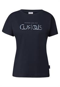 T-Shirt mit Wording urban dark blue
