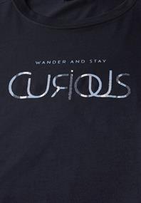 T-Shirt mit Wording urban dark blue