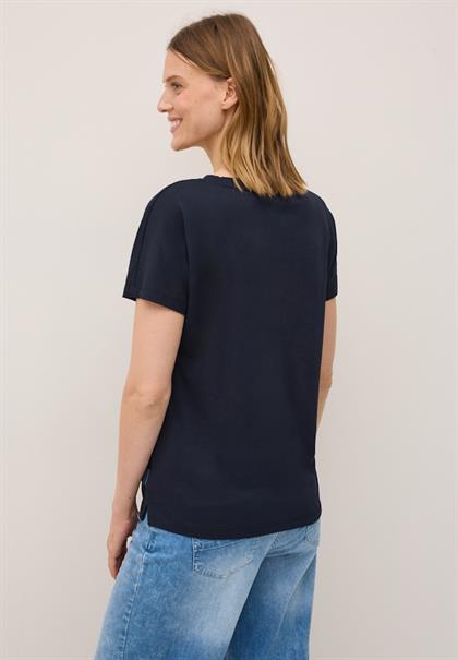 T-Shirt mit Wording urban dark blue