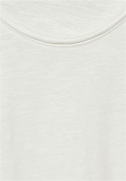 T-Shirt mit Wording vanilla white