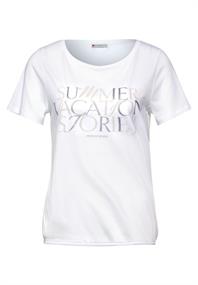 T-Shirt mit Wording white