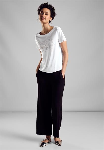 T-Shirt mit Wording white
