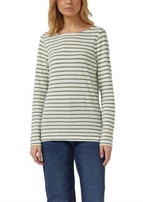 T-Shirt olive|creme