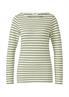 T-Shirt olive|creme