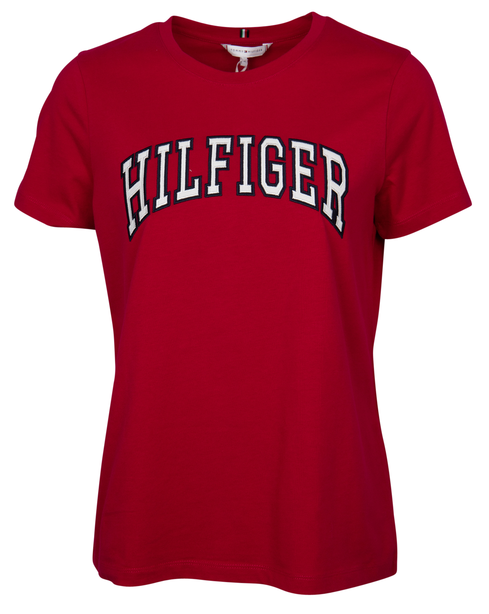 Tommy Hilfiger Damen T-Shirt Ww0ww37321 Pink - c