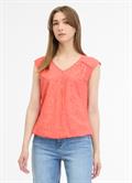 T-Shirt Saltty Print 4005 coral