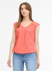 T-Shirt Saltty Print 4005 coral