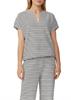 T-Shirt schwarz|creme