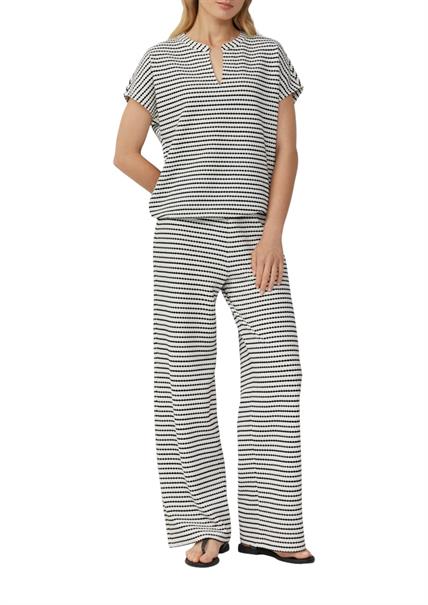 T-Shirt schwarz|creme
