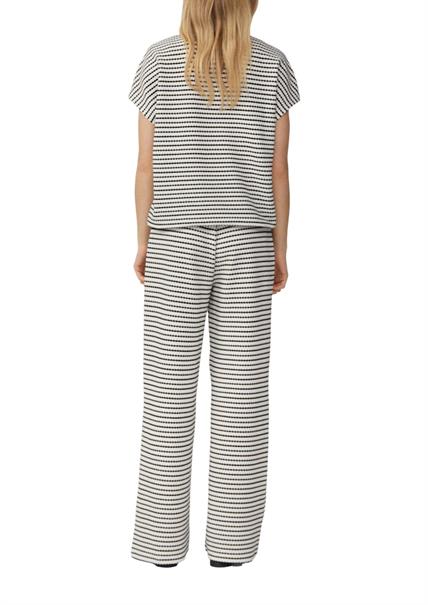 T-Shirt schwarz|creme