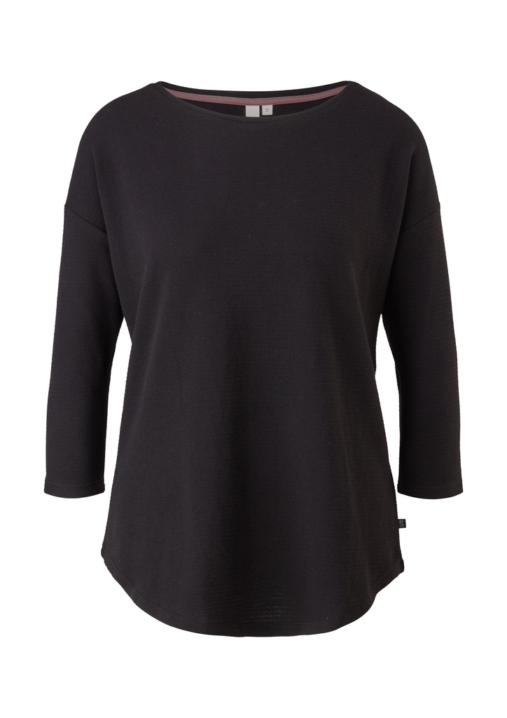 QS Damen Longsleeve T-Shirt schwarz bequem online kaufen bei