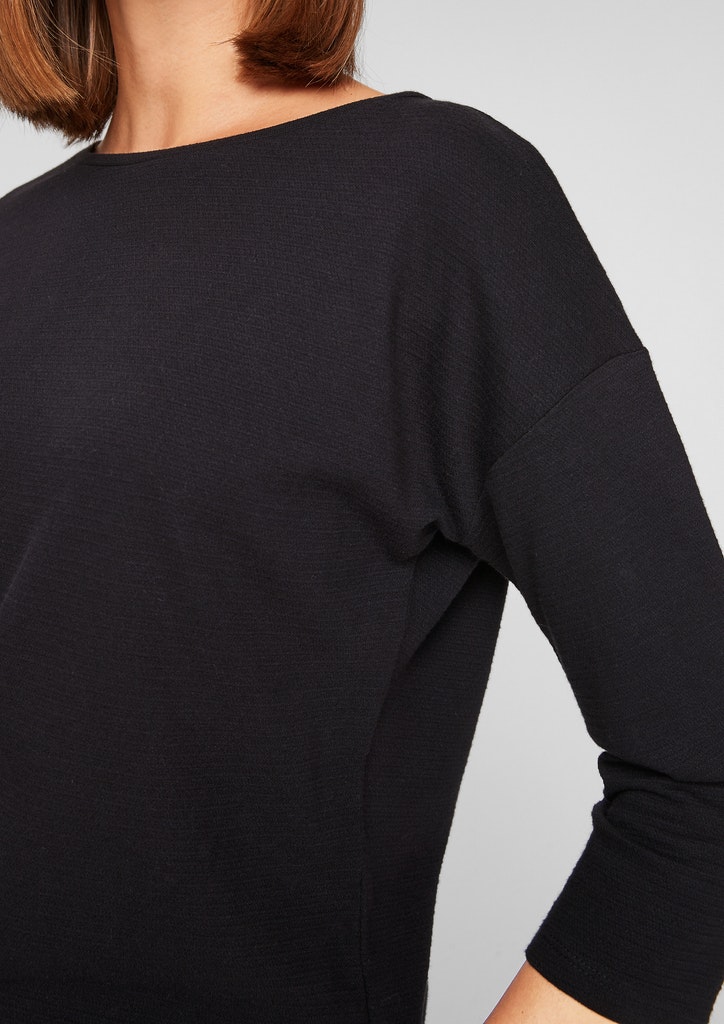 QS Damen Longsleeve T-Shirt schwarz bequem online kaufen bei