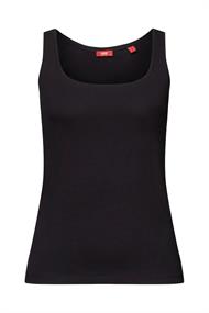 Tanktop aus Baumwolljersey black