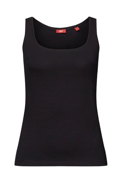 Tanktop aus Baumwolljersey black