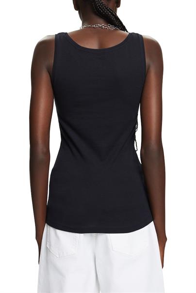 Tanktop aus Baumwolljersey black