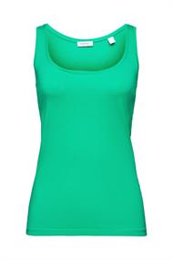 Tanktop aus Baumwolljersey green