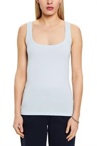 Tanktop aus Baumwolljersey pastel blue