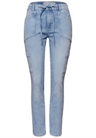 Tapered Leg Jeans im Casual Fit light bleached wash