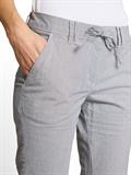 Tapered Relaxed Capri Hose mit Kordelzug delicate navy white stripe