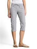 Tapered Relaxed Capri Hose mit Kordelzug delicate navy white stripe