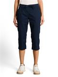 Tapered Relaxed Capri Hose mit Kordelzug sky captain blue