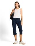 Tapered Relaxed Capri Hose mit Kordelzug sky captain blue