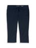 Tapered Relaxed Capri Hose mit Kordelzug sky captain blue